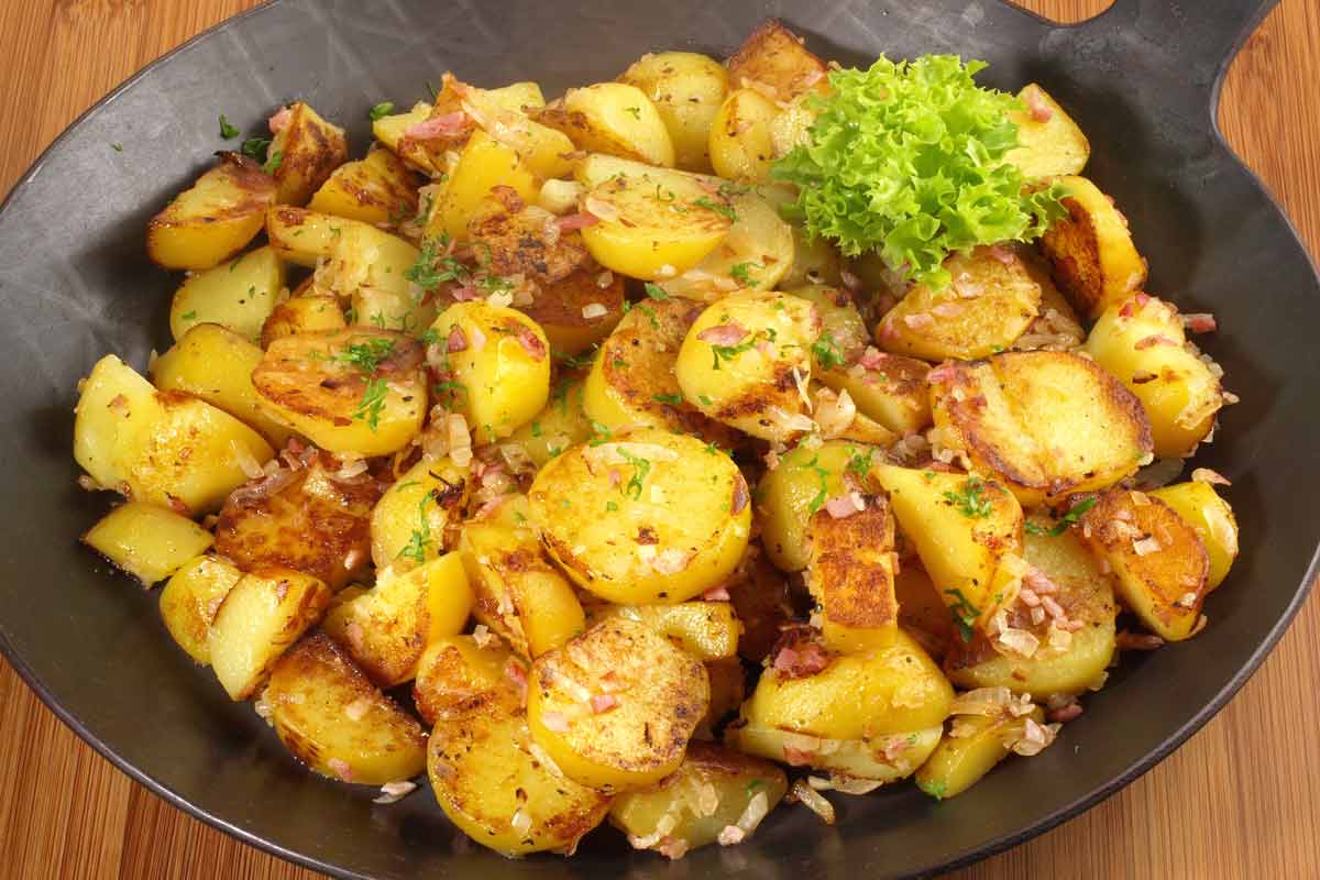 Bratkartoffeln aus Bamberger Hörnla - Fränkische Rezepte ️ Rezepte ...